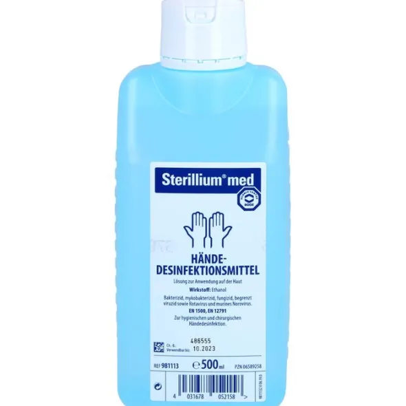 STERILLIUM med Händedesinfektion Lösung 500 ml