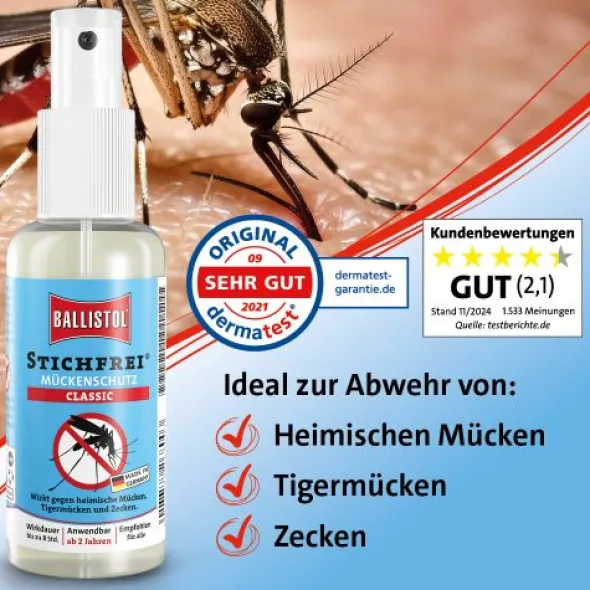 STICHFREI Mückenschutz Pumpspray 100 ml