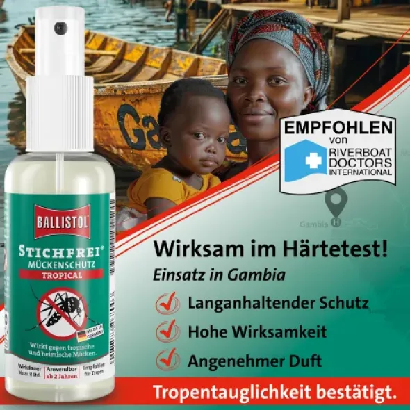 STICHFREI Mückenschutz Tropical Pumpspray 100 ml