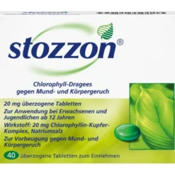 STOZZON Chlorophyll überzogene Tabletten 40 St