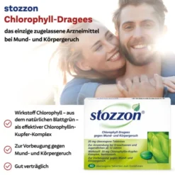 STOZZON Chlorophyll überzogene Tabletten 40 St