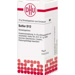 SULFUR D 12 Globuli 10 g