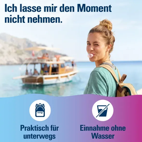 SUPERPEP Reise Kaugummi Dragees 20 mg 10 St