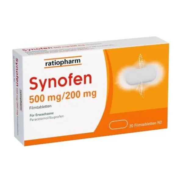 SYNOFEN 500 mg/200 mg Filmtabletten 10 St