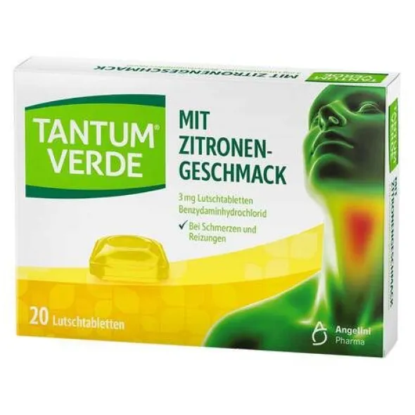 TANTUM VERDE 3 mg Lutschtabl.m.Zitronengeschmack 20 St