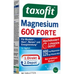 TAXOFIT Magnesium 600 FORTE Depot Tabletten 30 St