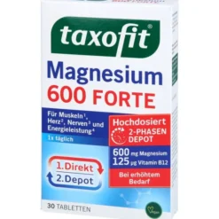 TAXOFIT Magnesium 600 FORTE Depot Tabletten 30 St