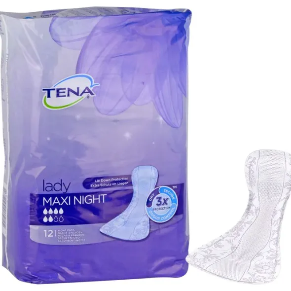 TENA LADY maxi night Einlagen 12 St