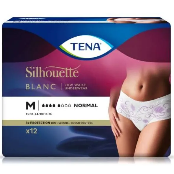TENA SILHOUETTE normal M blanc Inkontinenz Pants 6X12 St