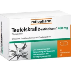 TEUFELSKRALLE-RATIOPHARM Filmtabletten 50 St