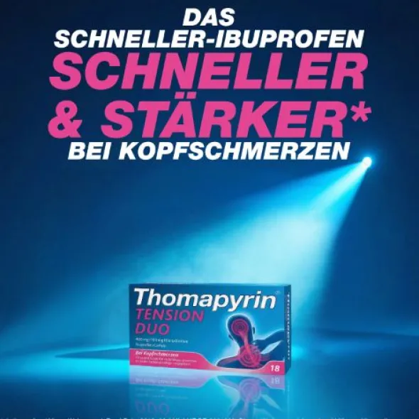 THOMAPYRIN TENSION DUO 400 mg/100 mg Filmtabletten 12 St