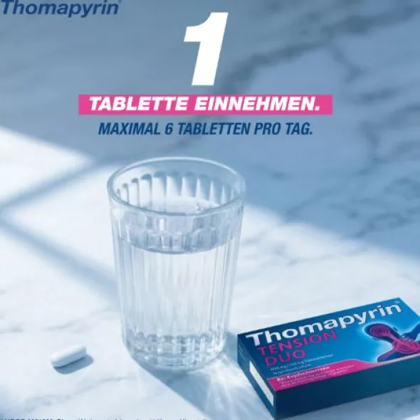THOMAPYRIN TENSION DUO 400 mg/100 mg Filmtabletten 12 St