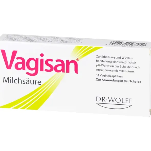 VAGISAN Milchsäure Vaginalzäpfchen 14 St