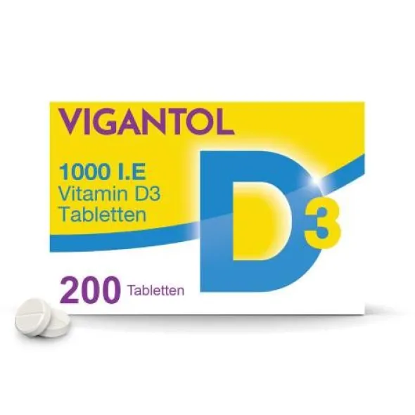 VIGANTOL 1.000 I.E. Vitamin D3 Tabletten 200 St