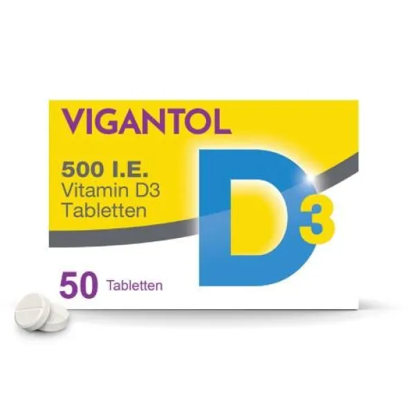 VIGANTOL 500 I.E. Vitamin D3 Tabletten 50 St