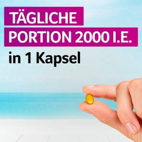 VIGANTOLVIT 2000 I.E. Vitamin D3 vegan Weichkaps. 120 St
