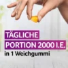 VIGANTOLVIT 2000 I.E. Vitamin D3 Weichgummis 60 St