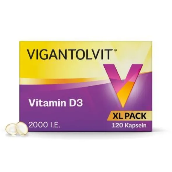 VIGANTOLVIT 2000 I.E. Vitamin D3 Weichkapseln 120 St
