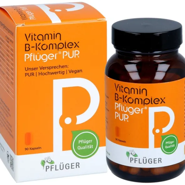 VITAMIN B KOMPLEX Pflüger PUR Kapseln 90 St