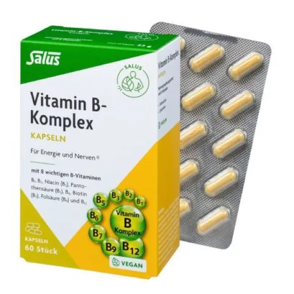 VITAMIN B KOMPLEX vegetabile Kapseln Salus 60 St