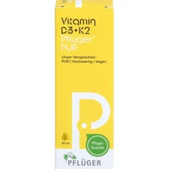VITAMIN D3+K2 Pflüger PUR 500 I.E./25 ?g Tropfen 30 ml