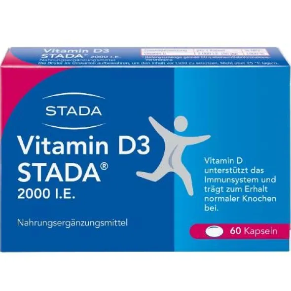 VITAMIN D3 STADA 2000 I.E. Kapseln 60 St