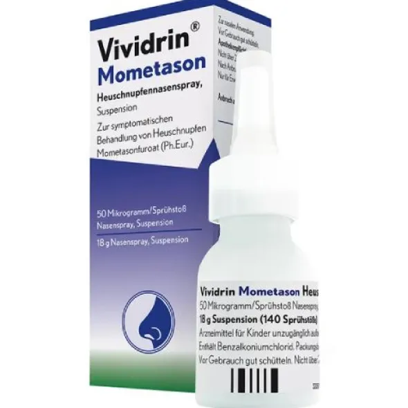 VIVIDRIN Mometason Heuschn.Nspr.50μg/Sp. 140SprSt. 18 g