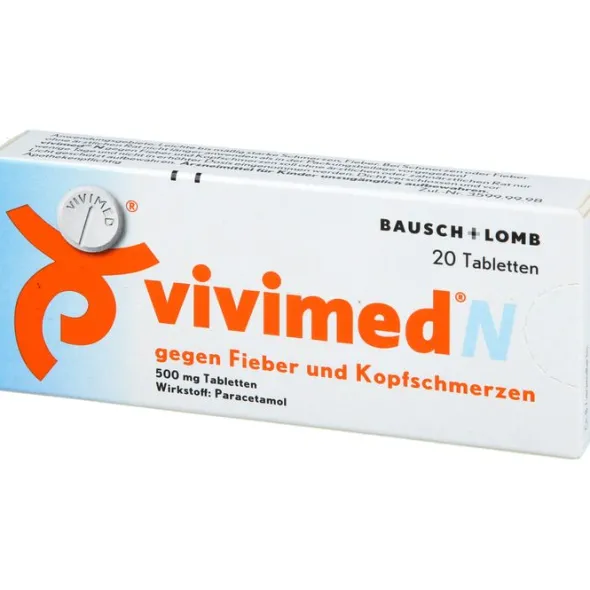 VIVIMED N gegen Fieber und Kopfschmerzen Tabletten 20 St