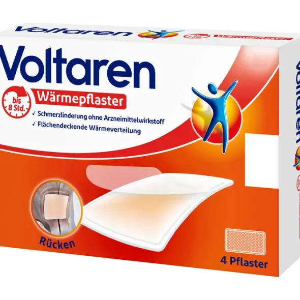 VOLTAREN Wärmepflaster Rücken 4 St