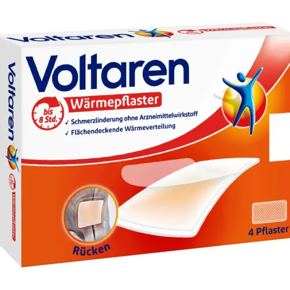 VOLTAREN Wärmepflaster Rücken 4 St