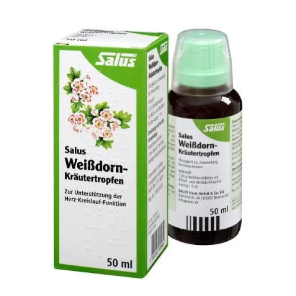 WEISSDORN KRÄUTERTROPFEN Salus 50 ml