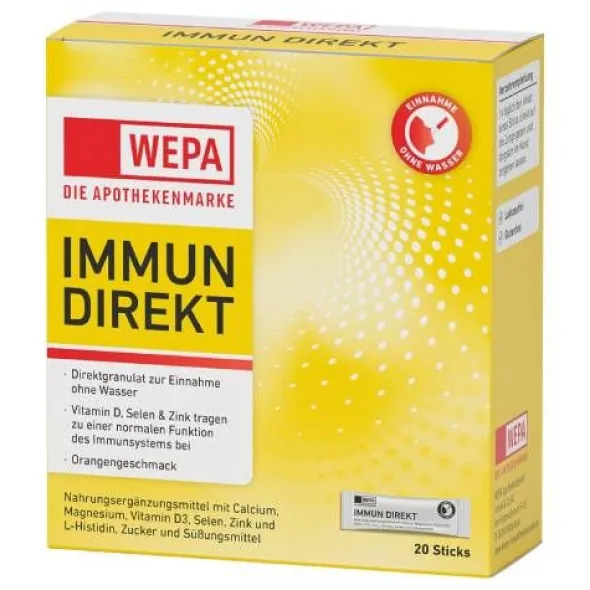 WEPA Immun Direkt Sticks Pulver 20 St