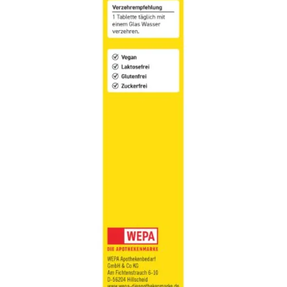 WEPA Magnesium 400 DEPOT+B6 Tabletten 60 St