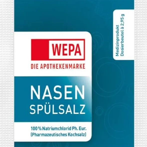 WEPA Nasendusche mit 10x2,95 g Nasenspülsalz 1 P