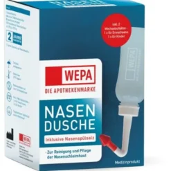WEPA Nasendusche mit 10x2,95 g Nasenspülsalz 1 P