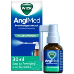 WICK AngiMed Mentholgeschmack 2mg/ml+0,5mg/ml Spr. 30 ml