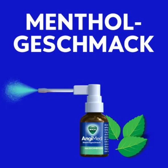 WICK AngiMed Mentholgeschmack 2mg/ml+0,5mg/ml Spr. 30 ml