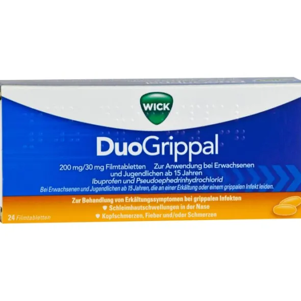 WICK DuoGrippal 200 mg/30 mg Filmtabletten 24 St
