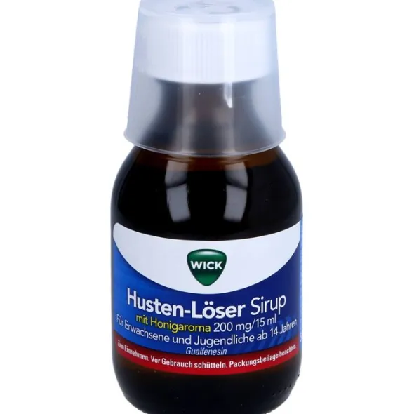 WICK Husten-Löser Sirup mit Honigaroma 200mg/15ml 120 ml