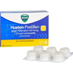 WICK Husten Pastillen gg.Reizhusten m.Honig 12 St