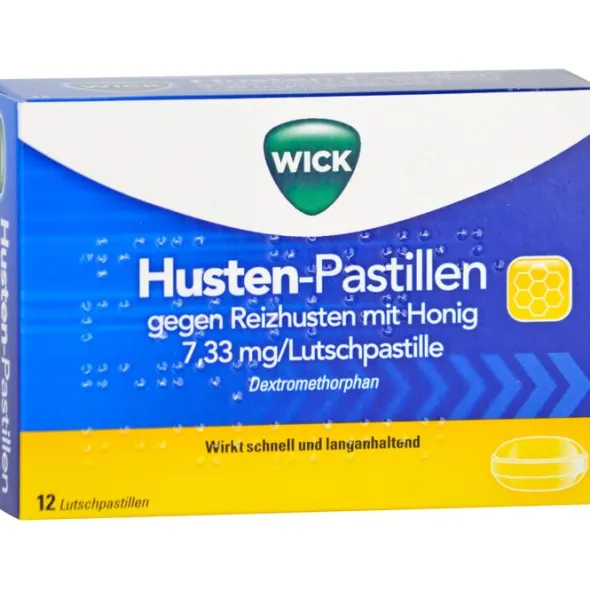 WICK Husten Pastillen gg.Reizhusten m.Honig 12 St