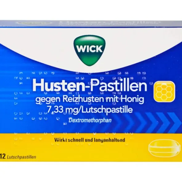 WICK Husten Pastillen gg.Reizhusten m.Honig 12 St