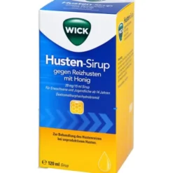 WICK Husten-Sirup gegen Reizhusten mit Honig 120 ml