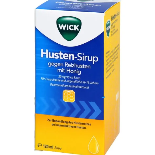 WICK Husten-Sirup gegen Reizhusten mit Honig 120 ml