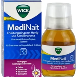 WICK MediNait Erkält.Sirup m.Honig-u.Kamillenaroma 120 ml