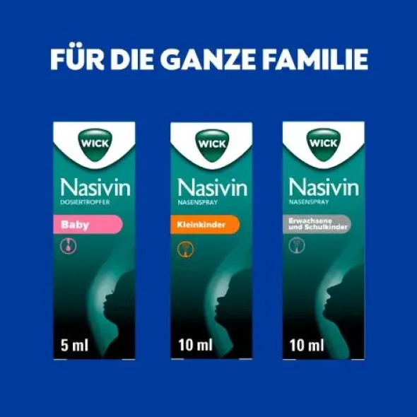 WICK Nasivin Nasenspray oK Erw./Schulkin.0,5 mg/ml 10 ml