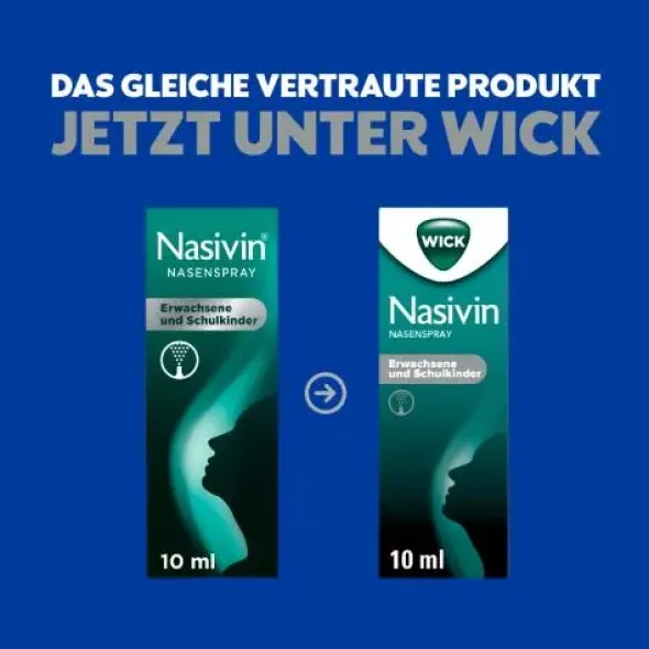 WICK Nasivin Nasenspray oK Erw./Schulkin.0,5 mg/ml 10 ml