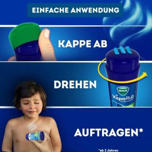 WICK VapoRub Erkältungssalbe im Applikator 35 g