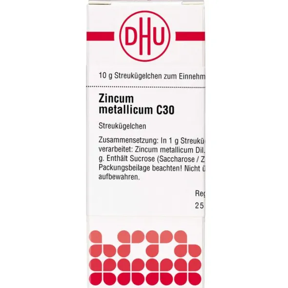 ZINCUM METALLICUM C 30 Globuli 10 g