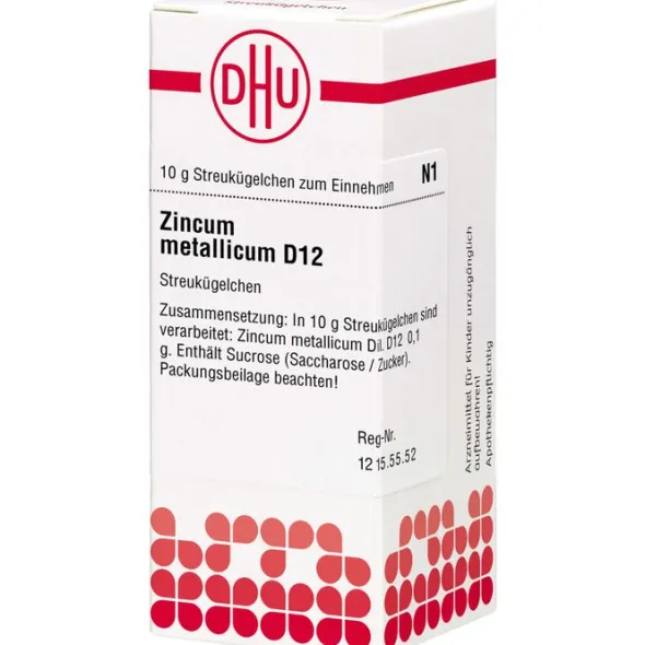 ZINCUM METALLICUM D 12 Globuli 10 g